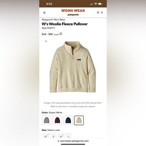 Patagonia Worn Wear Woolie Fleece Pullover